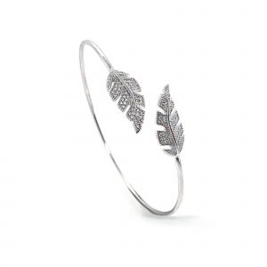 Sarah Alexander Fern Leaf Bangle