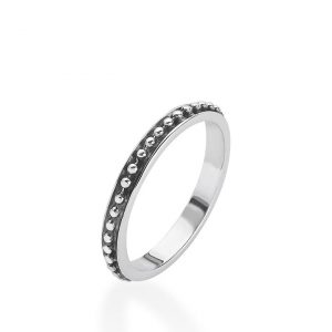 Linda MacDonald Spotty Silver Ring