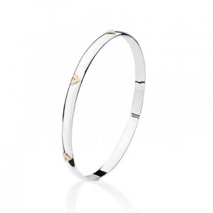 Linda Macdonald Gold Heart Bangle