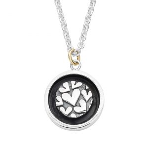 Linda Macdonald Heart Necklace Round