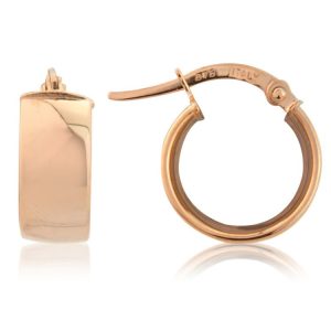 9ct Rose Gold Small Hoop Earrings