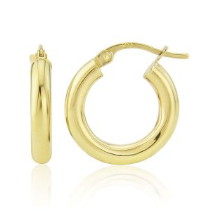 Yellow Gold Hoop Earrings